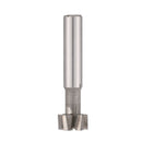 Two 16mm x 8mm White Steel Straight Shank T-Slot Milling Cutters for Millin