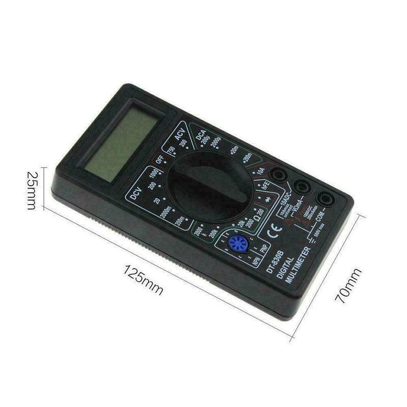 DT-830B Digital Multimeter AC DC Voltmeter Ohmmeter Electrical Too Testers T2O6
