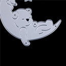 Unique Snooze Bear Cutting Dies Stencil Scrapbooking Album Decor Craft Card  BX