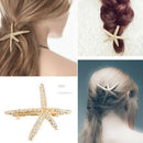 Women's jewelry hair accessories starfish hairpin