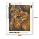 5D DIY Full Drill Diamond Painting Dog Cross Stitch Embroidery Mosaic Kit