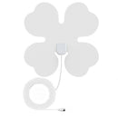 80 Miles Four-Leaf Clover Shaped Luminous Tv Antenna Indoor Hdtv Antenna Vh