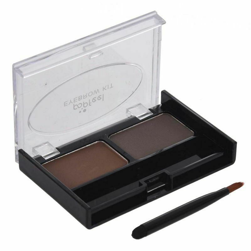 popfeel Eyebrow Powder 2-Colors eyebrow Powder Palette Waterproof and Smudg G6C6
