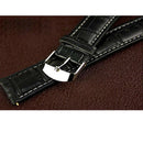 Fashion Men's Leather Stainless Steel Military Casual Analog Quartz Wrist Watch