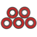 5Pcs Red ABEC-5 608-RS Skateboard Roller Sealed Ball Bearings 8x22x7mm P Gw