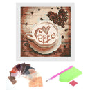 Full Drill Coffee 5D Diamond DIY Painting Craft Kit Home Decor