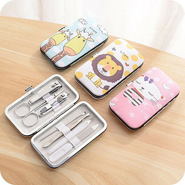 Kids Manicure Set,Nail Clippers Set Stainless Steel Personal Manicure And P F5V3