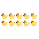 10PCS Baby Duckings Floating Decoy Ducks Mallard Plastic Ornament Pond Pool