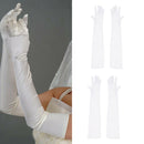 2 Set Womens Evening Finger Gloves Party 1920s Opera Long Gloves Sunscreen