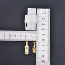 6.3mm 2pin automotive electrical wire connector male female cable terminal plug3