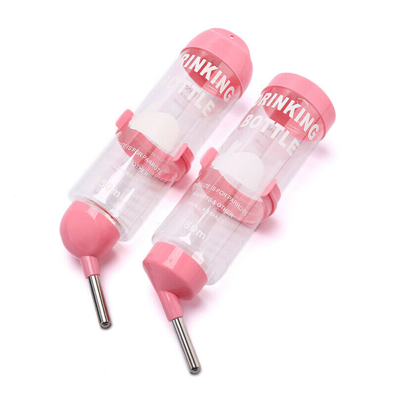 250ml Plastic Hamster Drinker Water Bottle Dispenser Hanging Pet Drinking BSEAU