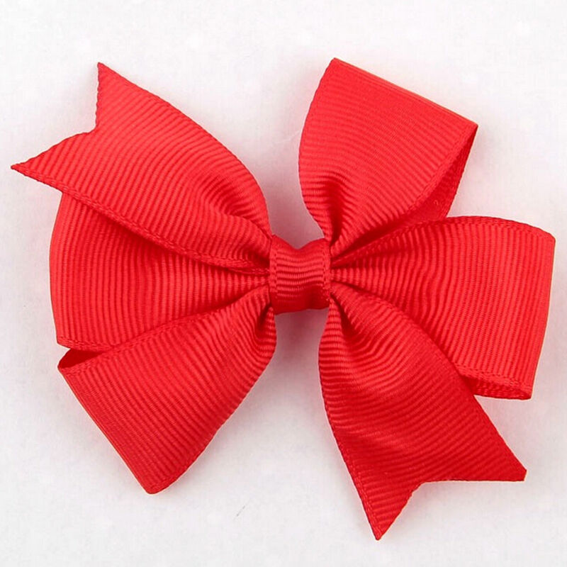 18x/Bag Hair Bows Kids Cloth Ribbon Boutique No Clips for Baby Girls LJ