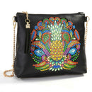 DIY Pineapple Special Shaped Diamond Painting Leather Chain Crossbody Bags