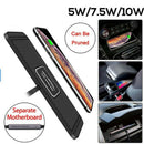 5/7.5/10W C1 Car Qi Wireless Charger Pad Fast Charging Dock Station Non-Sli