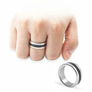 3pcs Magic Tricks Pro Ring Strong Magnetic Magnet Ring Coin Finger Decor