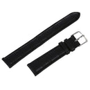 5X( 18mm Watch Bracelet Black PU Leather Alloy Buckle Strap Watch U8T4)