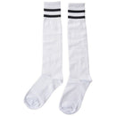 Children Sport Soccer Long Socks High Sock Baseball Hockey Socks (white) H9S3