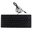 Quiet Small Size 78 Keys Mini MultiEBdia USB Keyboard For Laptop PC Offic lj