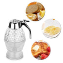 Clear Honey Syrup Dispenser Acrylic Kitchen Holder Pot Container ^