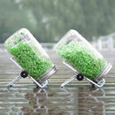 2 Pack Foldable Sprouting Stands for Mason Jar Pot Lid Drain Tablet Rack wi G4G9