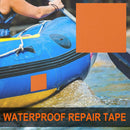 Waterproof TPU Repair Patch Tent Inflatable Rubber Boat Paste (Orange) A
