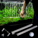 Clear Plastic Air Curtain Diffuser Bar Oxgyen Aerator Aquarium Water TreatmentY5