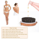Body Brush Dry Skin Brushing Body Massage Brush Wooden Bath Shower Hair Mas