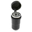 Motorcycle 2.1A+1A Dual USB Charger for BMW Hella DIN Plug Power Adapter