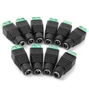 10 x DC Power Female Cable Adaptor Plug Jack Wire Connector for Camera
