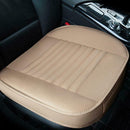 Car Seat Cover Summer Breathable PU Leather Cushion Front Chair Pad Beige