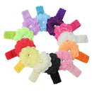 12 Pcs Flower Headband Princess Hairband Headwear For Baby Toddler Girl Kids