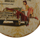 Garage Metal Tin Sign Poster Plaques Race Cars Auto Racing Motel Garage
