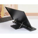 Portable Book Stand Frame Reading Desk Holder with 7 Tilt Adjustable Groove S5D1