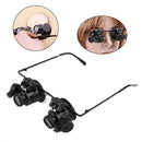 20x Headband Magnifier Jewellers Magnifying Glass Head Eye Led Lamp Lens  Dwgp