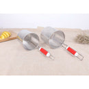Stainless Steel Food Strainer Colander Noodle Strainer Steaming Basket 16cm