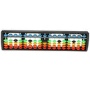 Plastic 17 Digits 5 Colors Beads Arithmetic Learning & Teaching Tool Abacus
