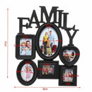Family Photo Frame Wall Hanging 6 Multi-Sized Pictures Holder Display Home DP4D7