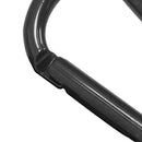 2Pack Black Clip Hook Small Keyring Camping Sports Caribiner Carabiner
