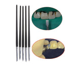 5pcs Dental Adhesive Composite Cement Porcelain Teeth Silicone Brush Pen Tool M&