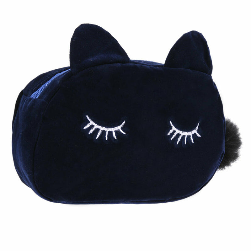 Cute Cosmetic Makeup Bag Case Handbag Travel Toiletry Organizer (RoyalBlue) A