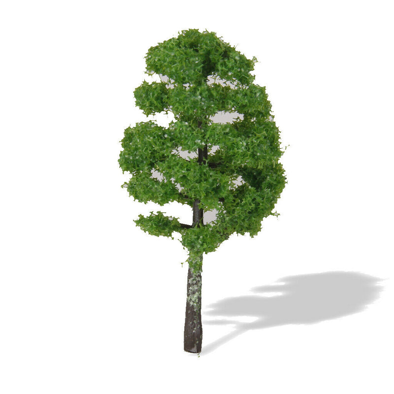100Pcs Plastic Green Mini Trees Railways Park Street Scenery 1/50 O Gauge