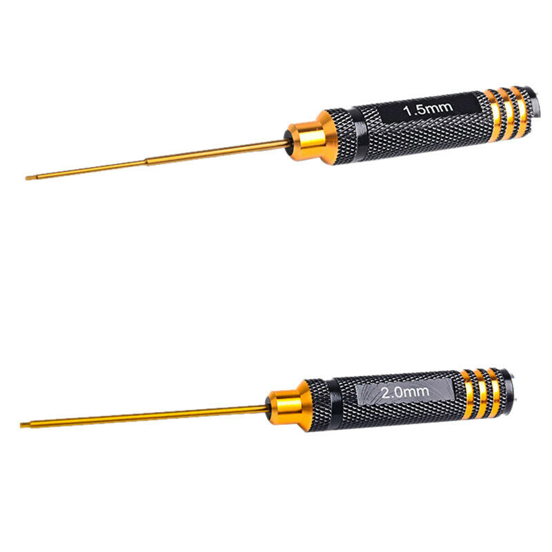 Rc Tools 4 Pcs Hex Screw Driver Set Titanium Plating Hardened 1.5 2.0 2.5 3 I8Q7