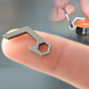 Mini Bottle Opener Keychain Tools Outdoor Camping Equipment Pocket Lightwei K6H1