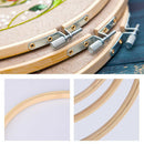 5pcs/set Embroidery Hoops Circle Cross Stitch Bamboo Ring Sewing Frame Art Craft
