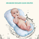 Polka Dot Multifunction Baby Bath Mat Cartoon Portable Soft Bath Tub Pad A
