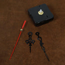 Wall Clock Quartz Movement Mechanism Repair Set DIY Hands Kit Black Parts-Tool