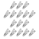 16Pieces Stainless Steel Food Sealing Clips Kitchen Tool Metal