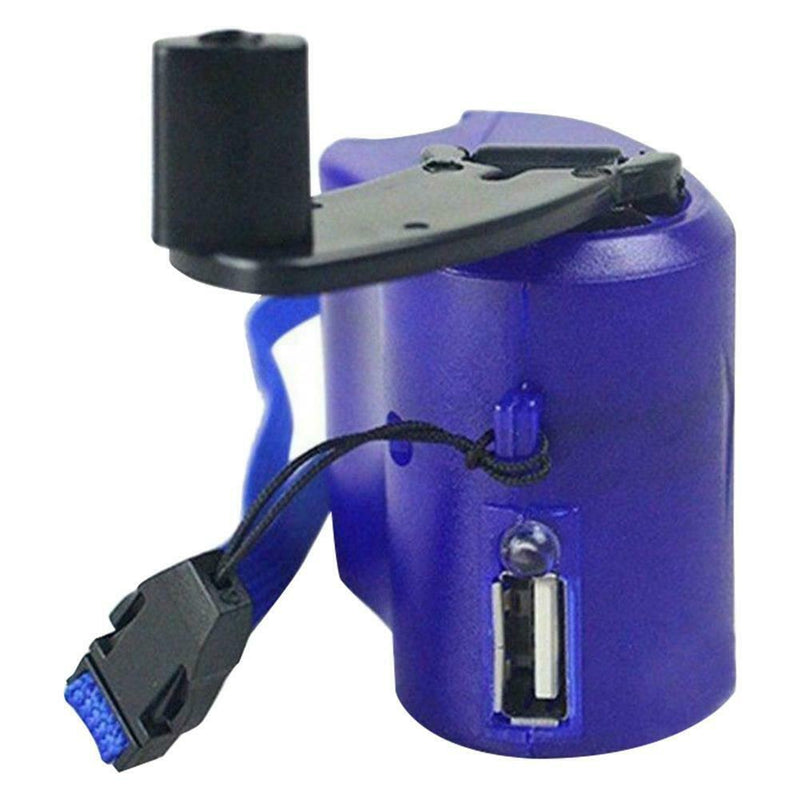 Mini Hand Crank Power Manual Generator Travel Emergency USB Phone Charger
