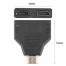 HDMI Port Male to 2 HDMI Female 1 In 2 Out 1080P Splitter Adapter Converter