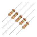 50 x 1/4W 250V 1.5K ohm 1K5 Axial Carbon Film Resistors J2H9